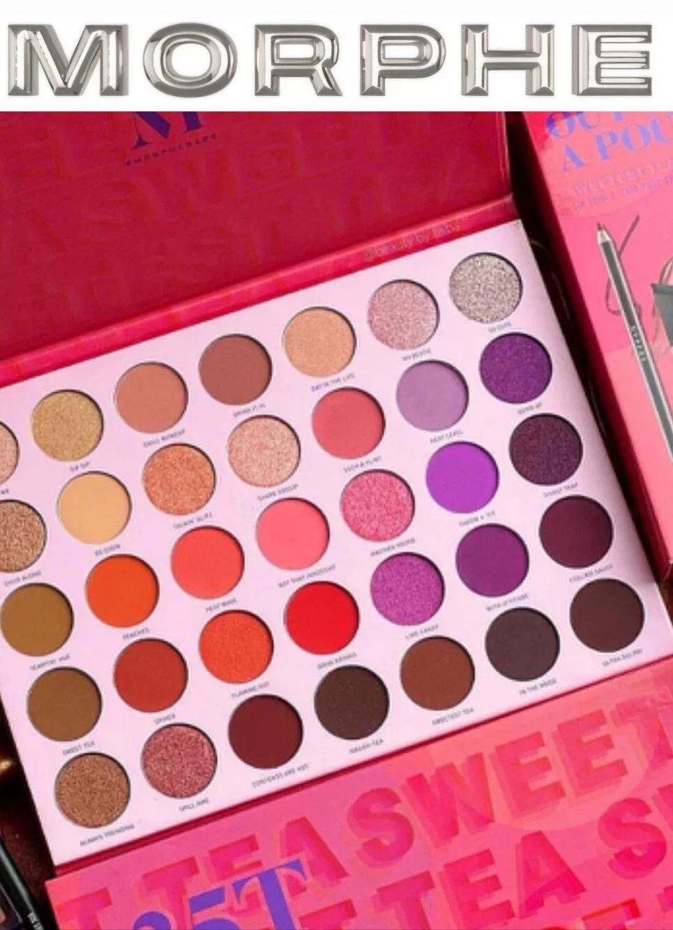 Morphe 35T The Sweetest Tea  Artistry Palette